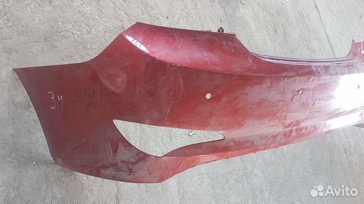 Задний бампер Hyundai Solaris 2014-2017