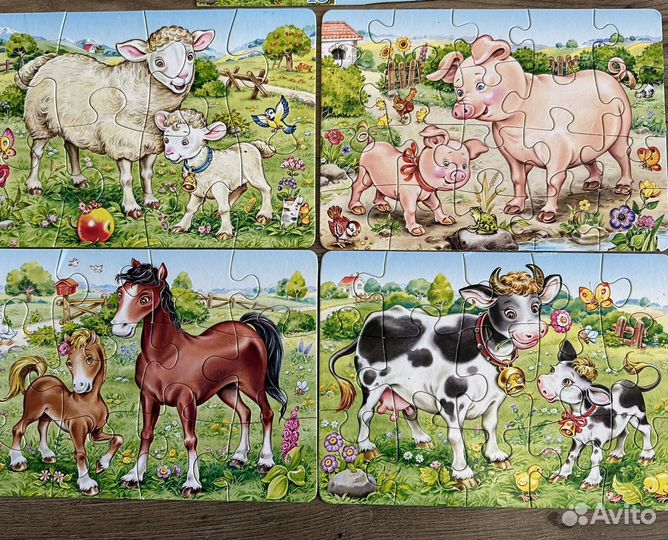 Пазлы ravensburger, trefl, castorland