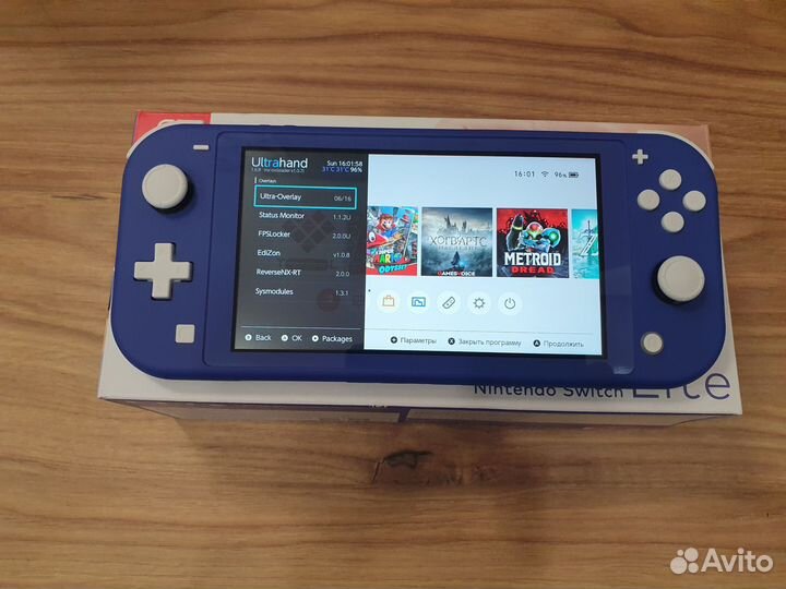 Nintendo switch lite прошитая новая