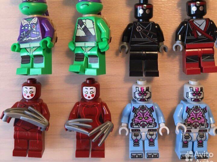 Lego Turtles ninja минифигурки 6 шт