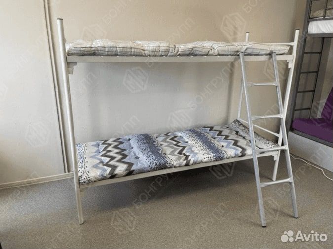 Кровать двухъярусная металлическая MW сс2(уо)