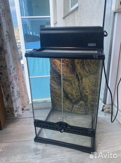 Террариум exo Terra 30х30х45 + compcat top