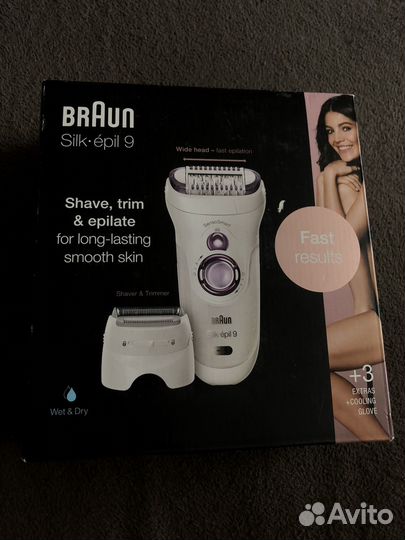 Эпилятор braun silk epil 9 новый