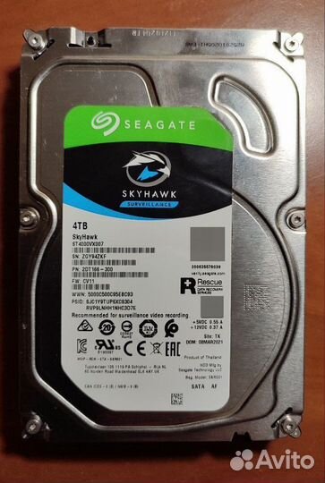 Жесткий диск Seagate 4Tb - 2Tb