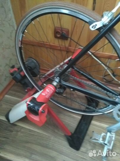 Шоссейный велосипед specialized+велостанок