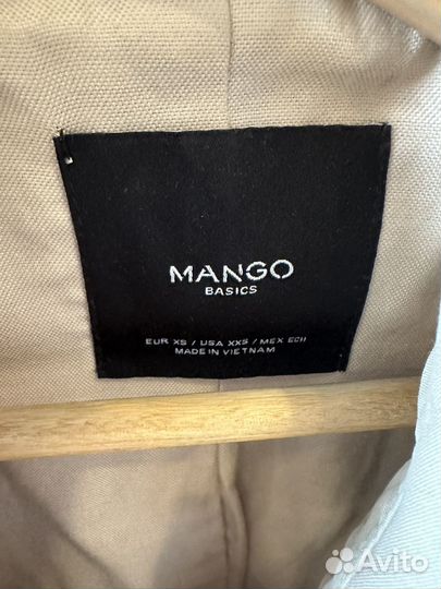 Идеальный тренч / плащ mango XS (42)