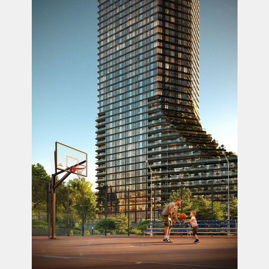 2-к. квартира, 89,5 м², 12/55 эт.