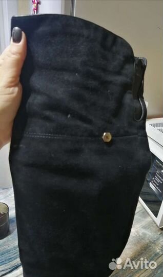 Сапоги ботфорты евро зима