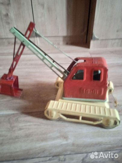 Экскаватор игрушка сим СССР