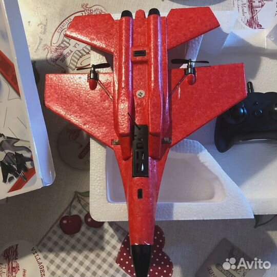 Самолет на радиоуправлении Пульт 2шт Аккумулятора