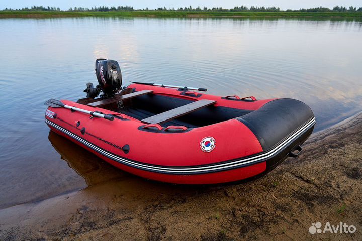 Лодка mishimo (мишимо) lite 300 в красном цвете