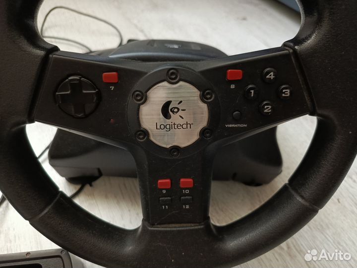 Руль logitech formula vibration feedback wheel