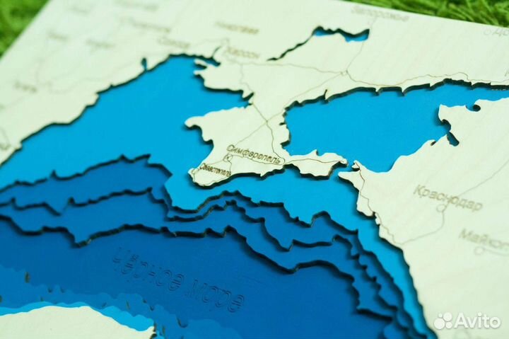 Карта Черного моря