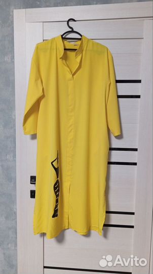 Платье-рубашка (52-54 размер)