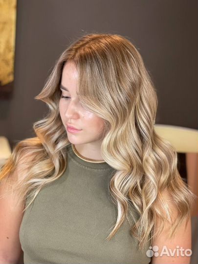 Сложное окрашивание волос у опытного мастера