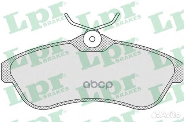 Колодки тормозные citroen C2/C3 1.4-1.6 02- пер