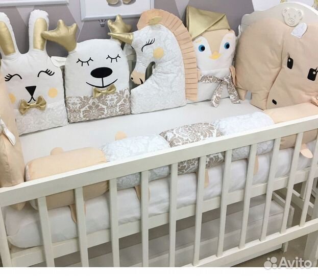 Бортики в детскую кроватку