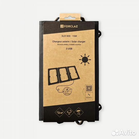 Солнечная переносная батарея Forclaz trek 900 15 В