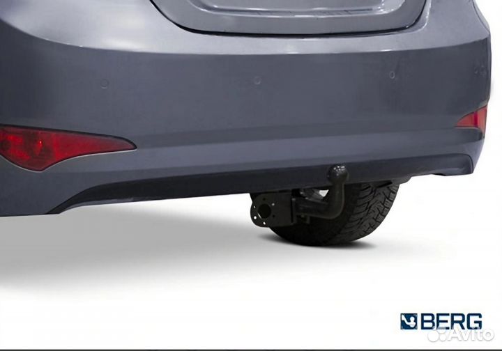 Фаркоп Hyundai Solaris 2010-2017 / Kia Rio 2011-20