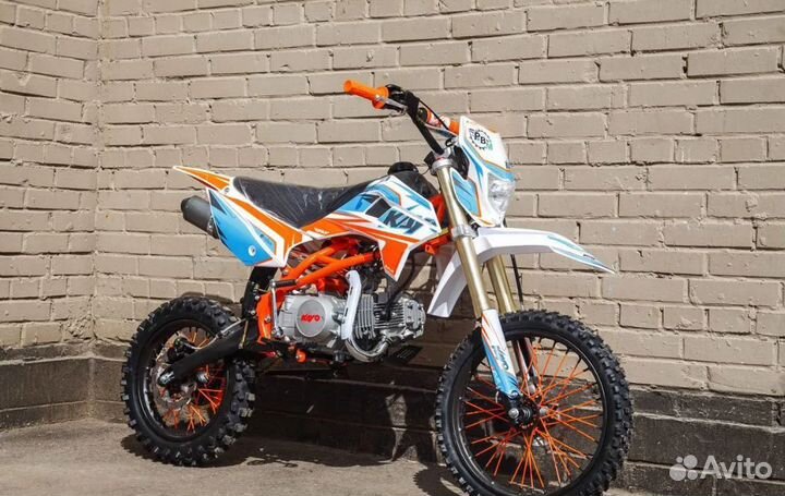 Мотоцикл kayo basic TT125EM pitbike Витрина