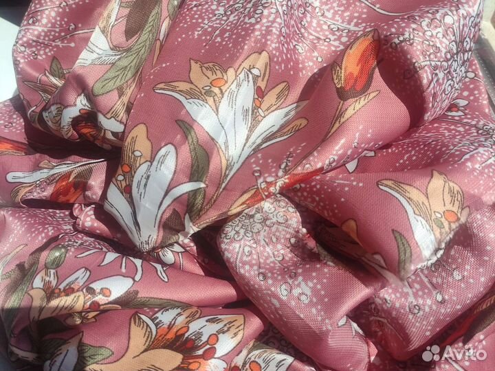 Ткань натуральный шелк СССР