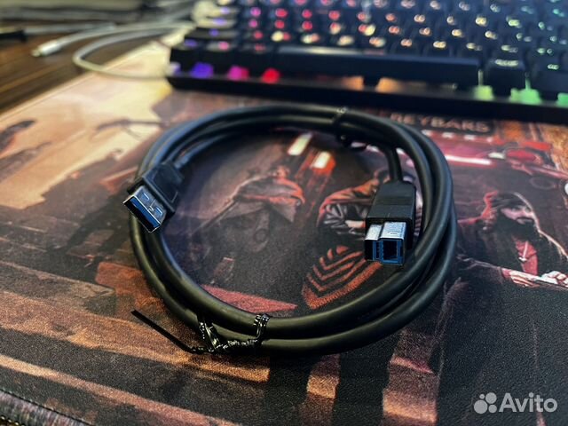 Кабель USB 3.0 type-A - type-B