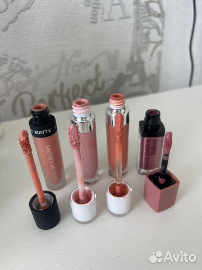 Помады для губ Dose of Colors матовая и глянцевые