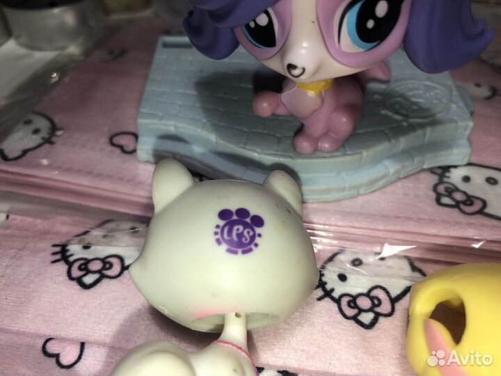 Littlest pet shop lps кошечка и собачка Зои