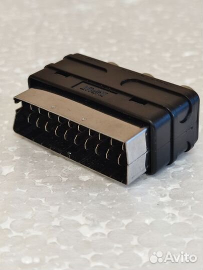 Переходник scart RCA Тюльпан