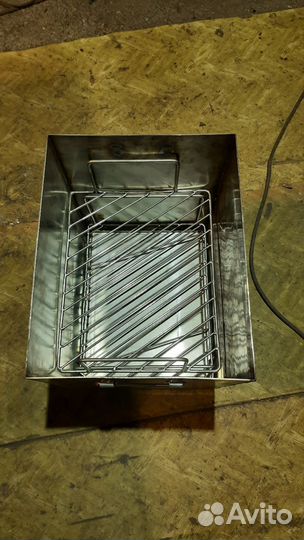 Коптильня горячего копчения из нержавейки