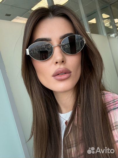 Солнцезащитные очки Celine Triomphe metal