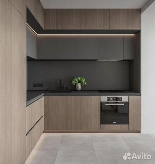 Кухня с барной стойкой