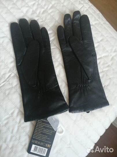 Перчатки новые натуральная кожа 7,0