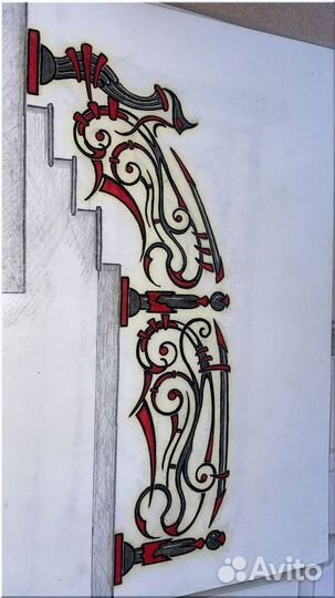 Кованые перила для лестниц