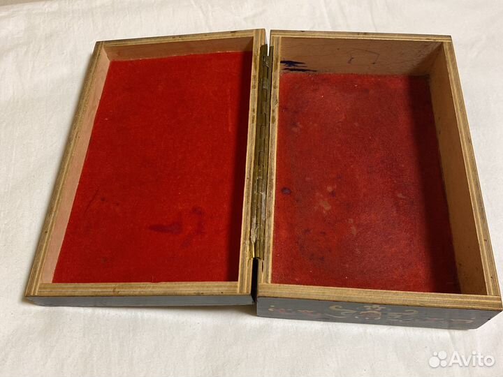 Шкатулка деревянная СССР 1963 год