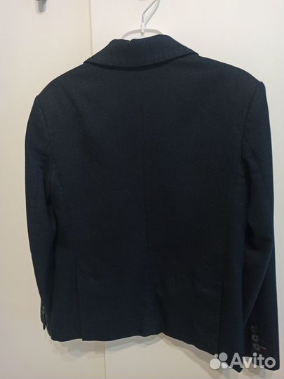 Пиджак темно- синий на мальчика 134-140