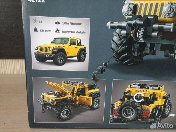 Lego Technic 42122 Jeep Wrangler Новый Оригинал