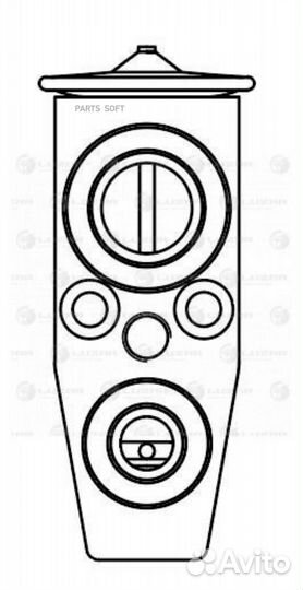 Клапан расширительный трв для а/м Chevrolet Aveo T