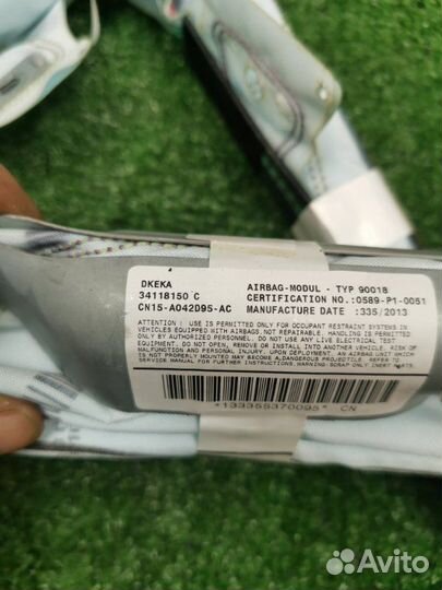 Подушка безопасности боковая передняя левая Ford