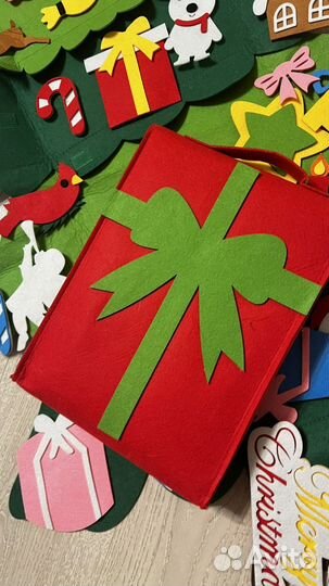 Фетровая елка на стену