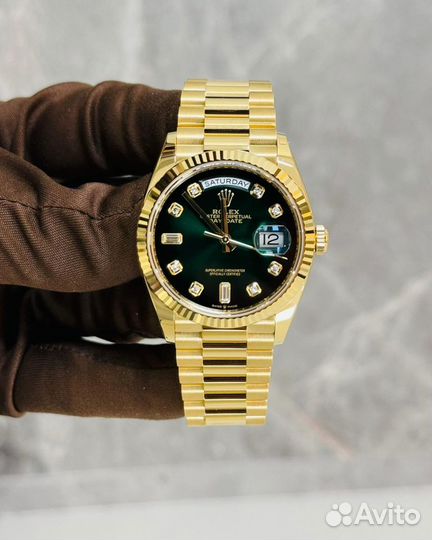 Часы Rolex Day date 40mm green