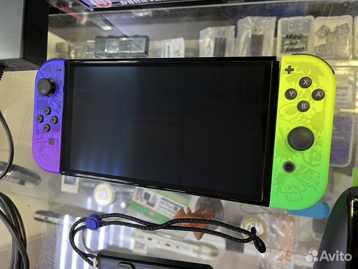 Nintendo Switch oled 320 Гб Чипованная+37 игр
