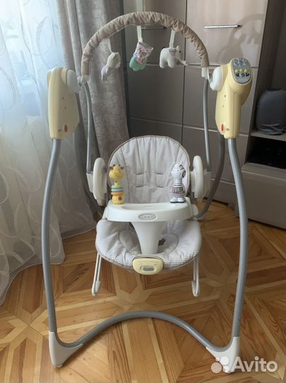 Детские качели-шезлонг Graco