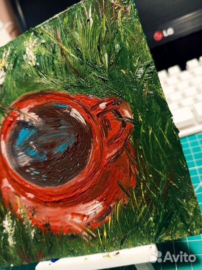 Миниатюра маслом 