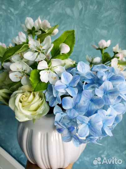 Букет цветов, цветы из холодного фарфора