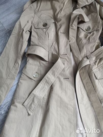 Тренч ретро плащ XS как zara