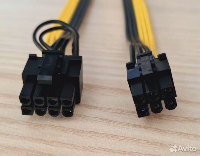 Pci express кабель 6 на 8 pin
