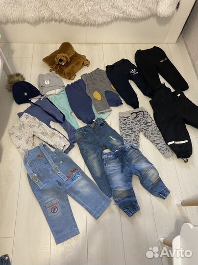 Большой пакет одежды и обуви для мальчика