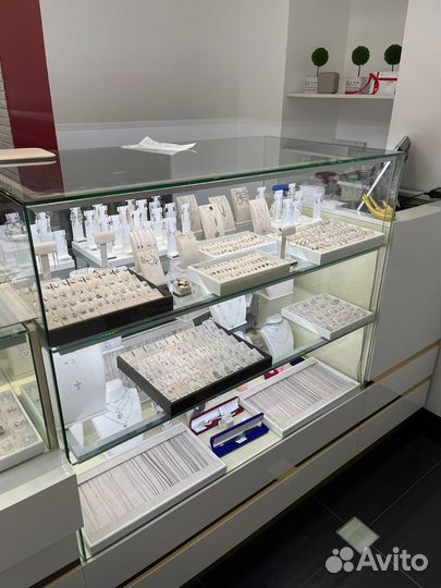 Стеклянная витрина бу