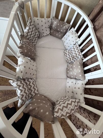 Детская кровать трансформер с маятником